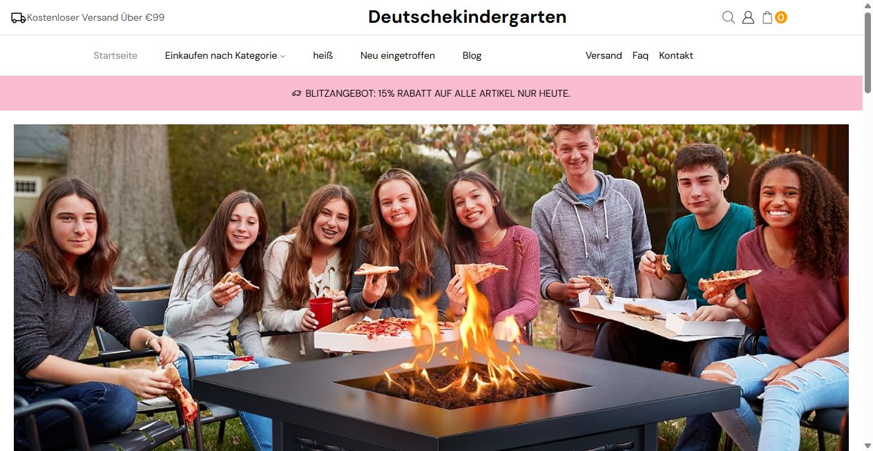Screenshot von deutschekindergarten.de