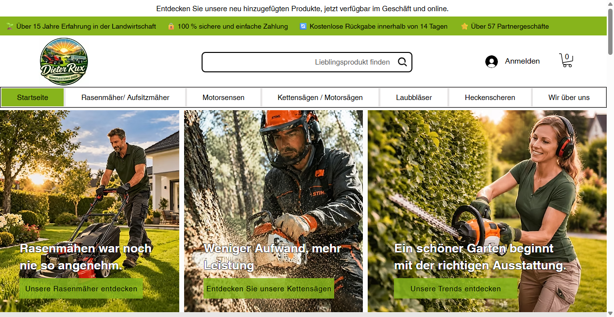 Screenshot von dieterrux-dienstleistungs.de