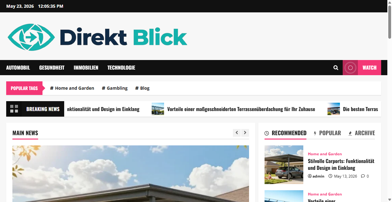 Bestätigte Warnung zu direktblick.de (2026)