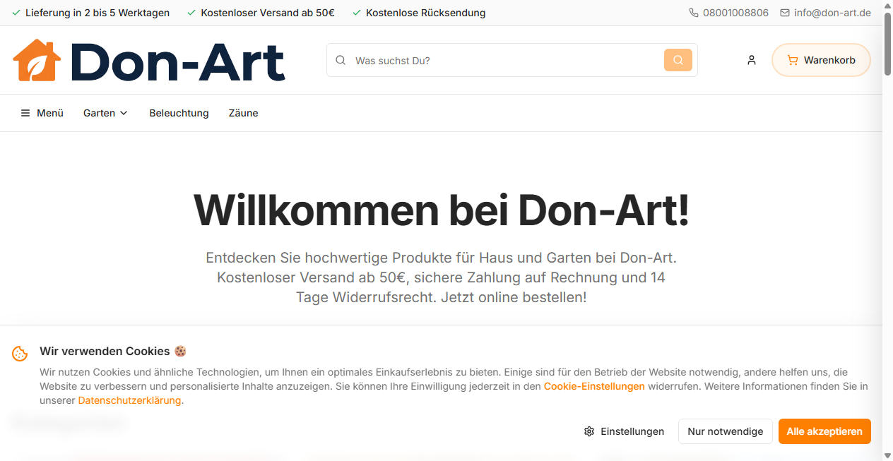 Fake Shop Warnung: don-art.de (2026)
