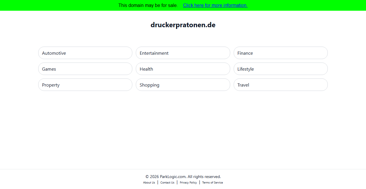 Screenshot von druckerpratonen.de