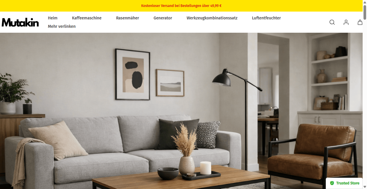 Screenshot von dwellserene.com
