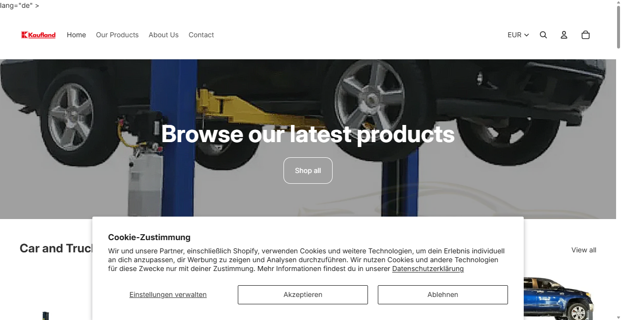 Screenshot von ecooflow.shop