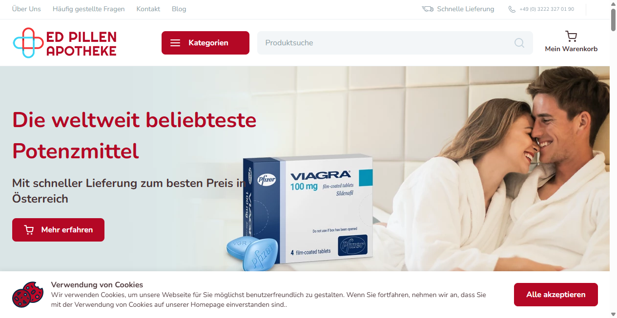 Fake Shop Warnung: edpillen.at (2026)