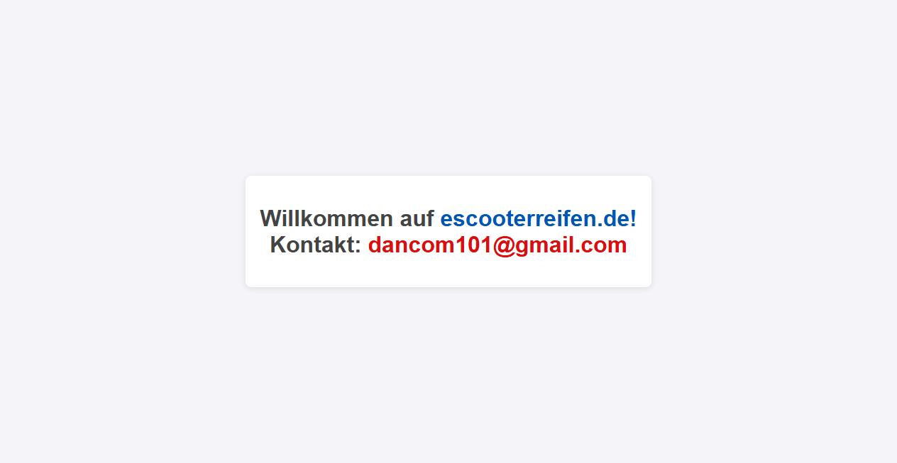 Bestätigte Warnung zu escooterreifen.de (2026)