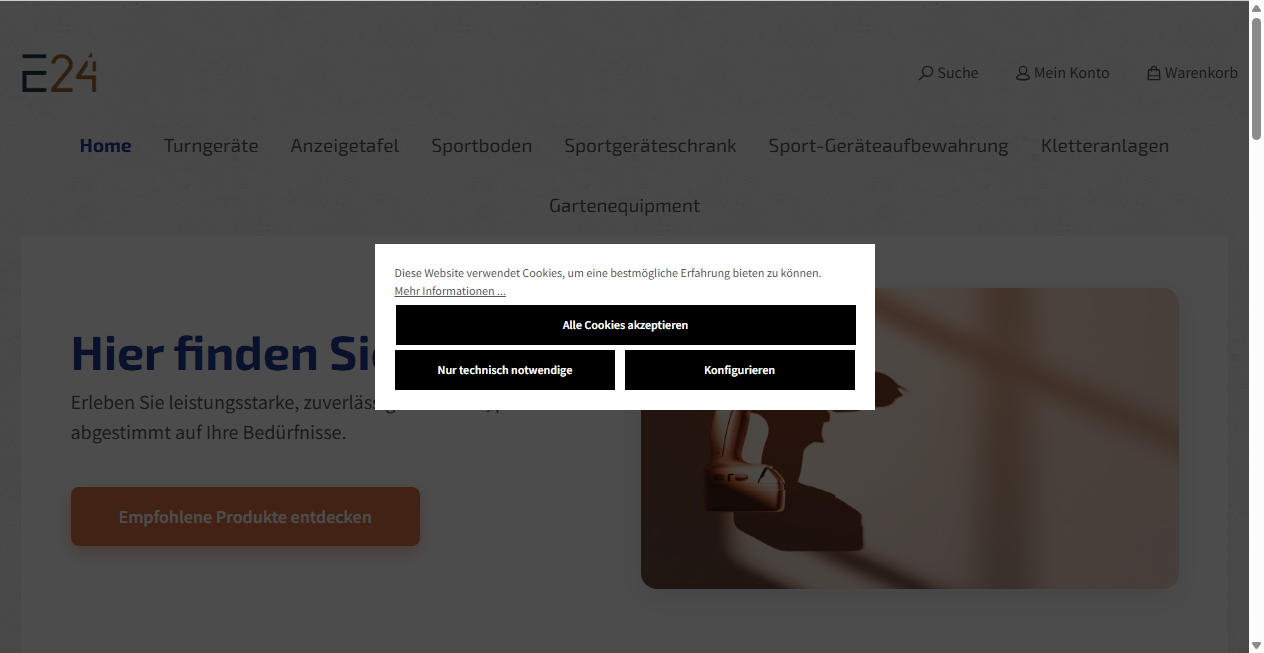 Screenshot von ettern24.de