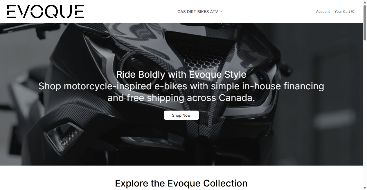 Bestätigte Warnung zu evoqueebikeshop.shop (2026)