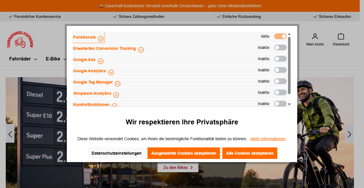 Screenshot von fahrradhandel-koumagnon.de
