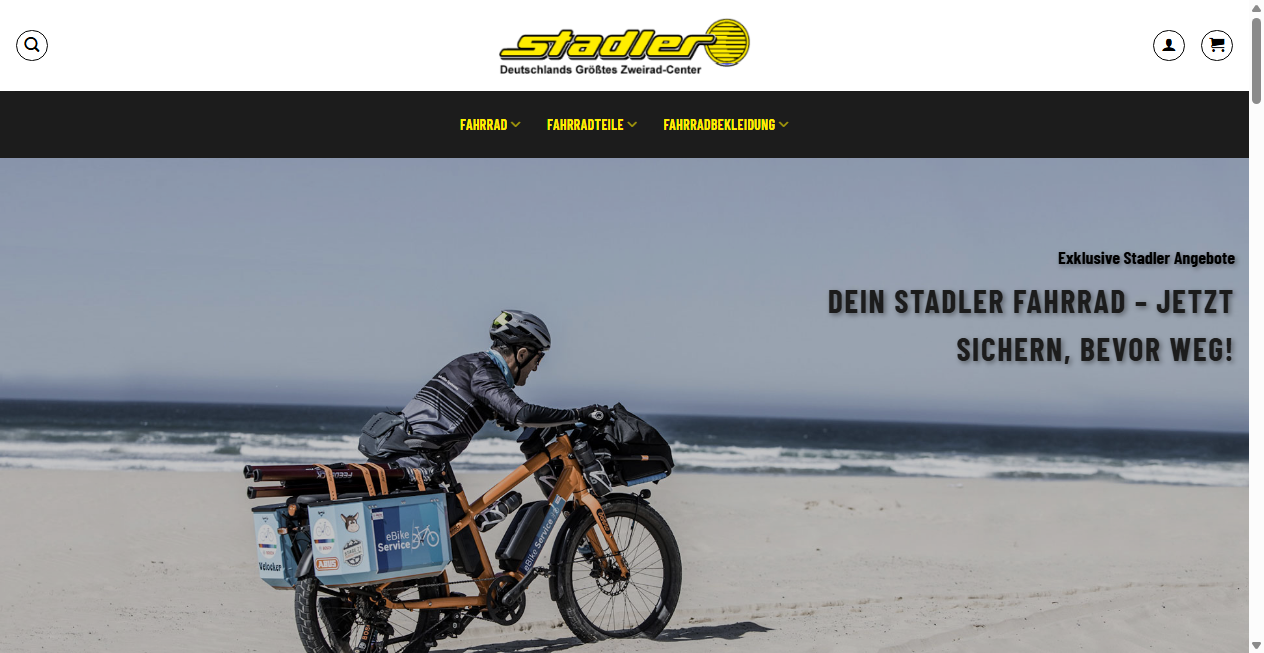 Screenshot von fahrradweltangebote.com