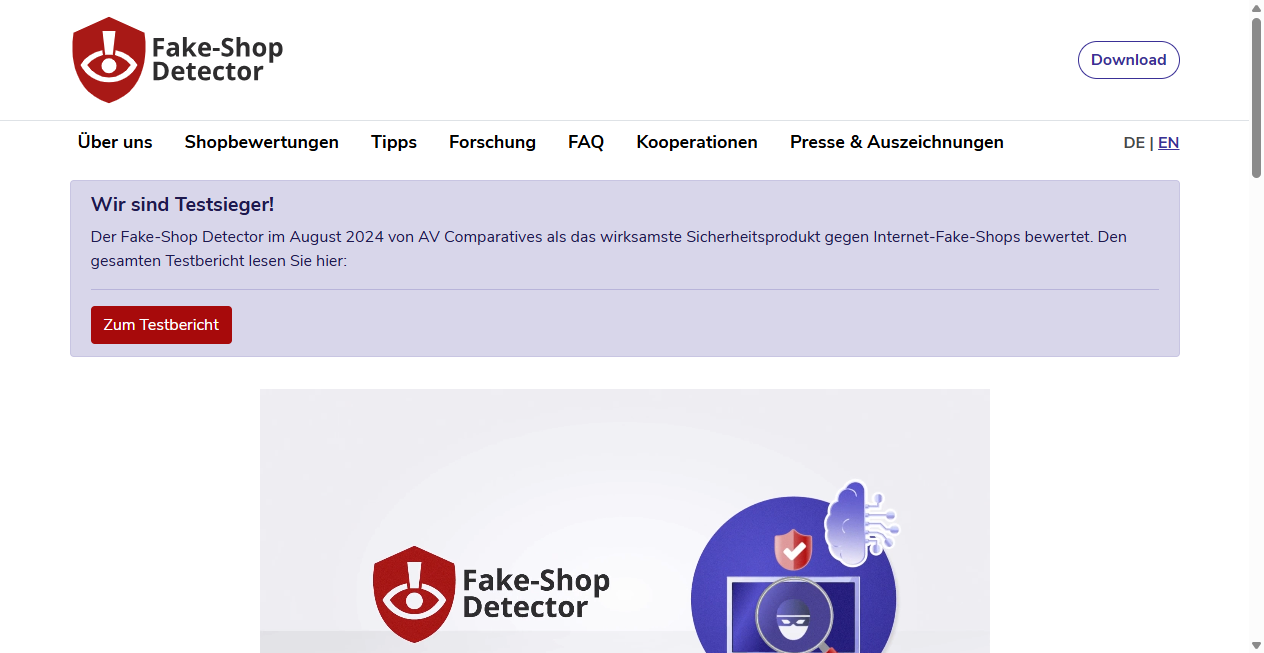 Fake Shop Warnung: fakeshop.at (2026)
