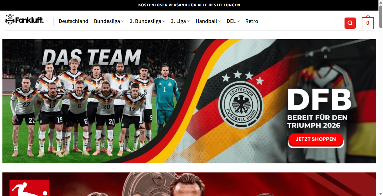 Screenshot von fankluft.com