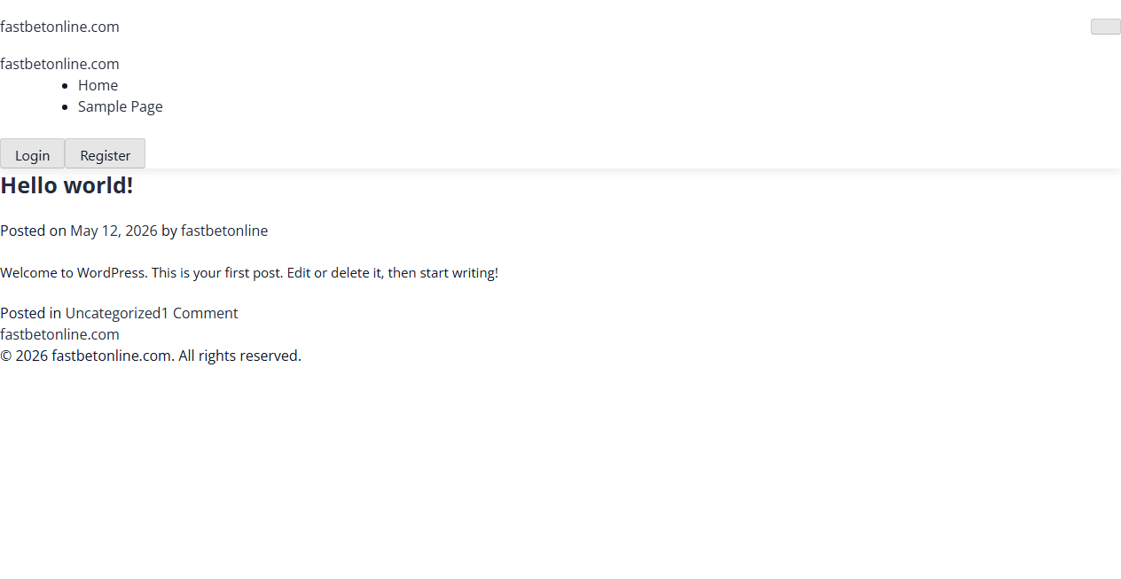 Screenshot von fastbetonline.com