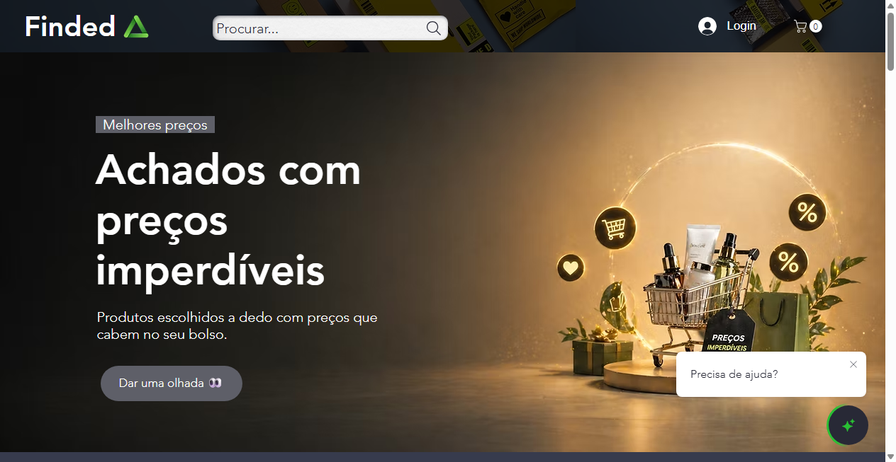 Screenshot von findedstore.com