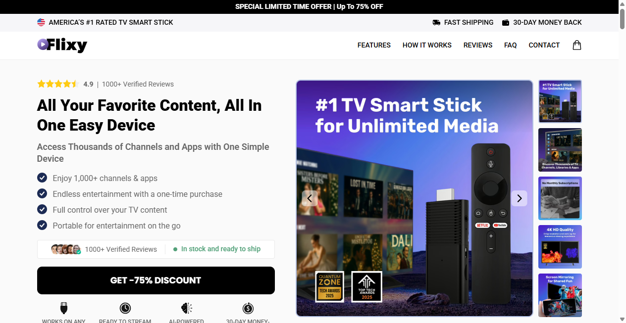 Fake Shop Warnung: flixyshop.com (2026)