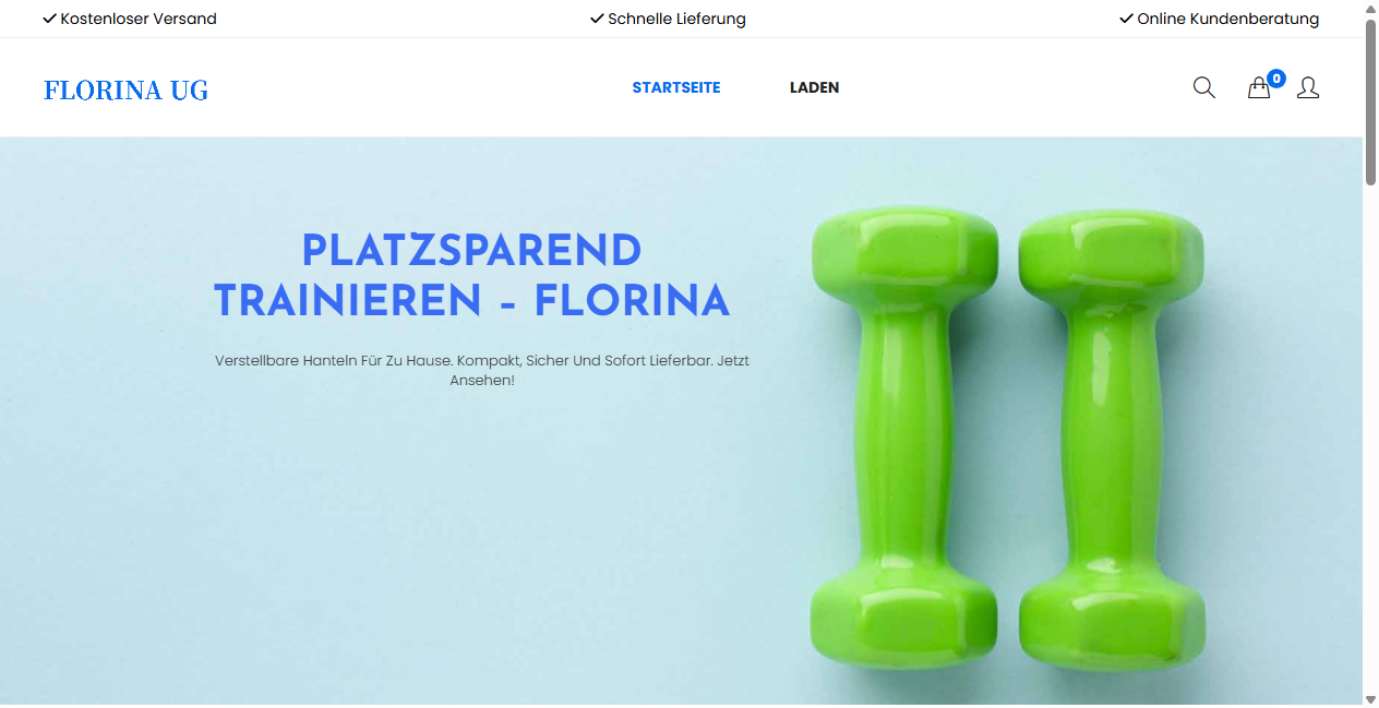 Screenshot von florina-kaufen.de