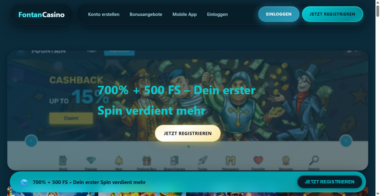 Bestätigte Warnung zu fontancasino-online.de (2026)