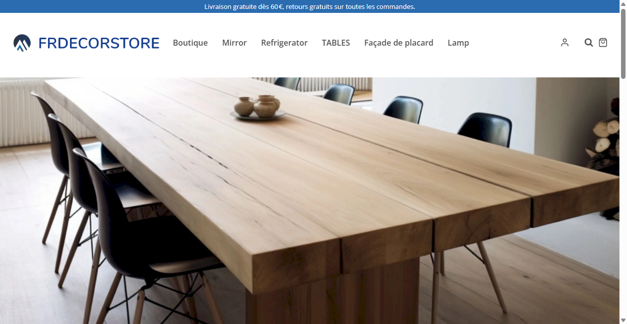 Screenshot von frdecorstore.com
