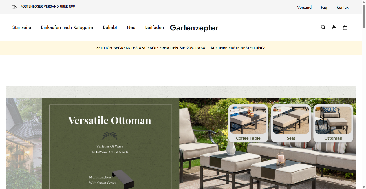Screenshot von gartenzepter.de