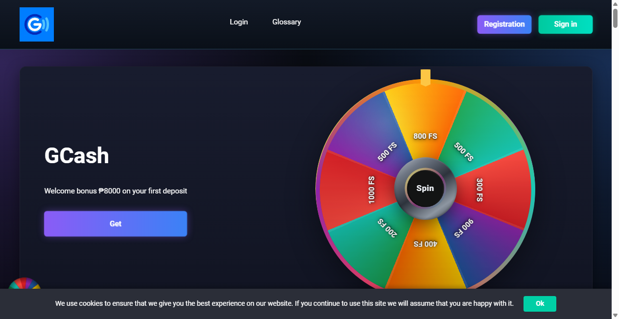Screenshot von gcash-casino-ph.com