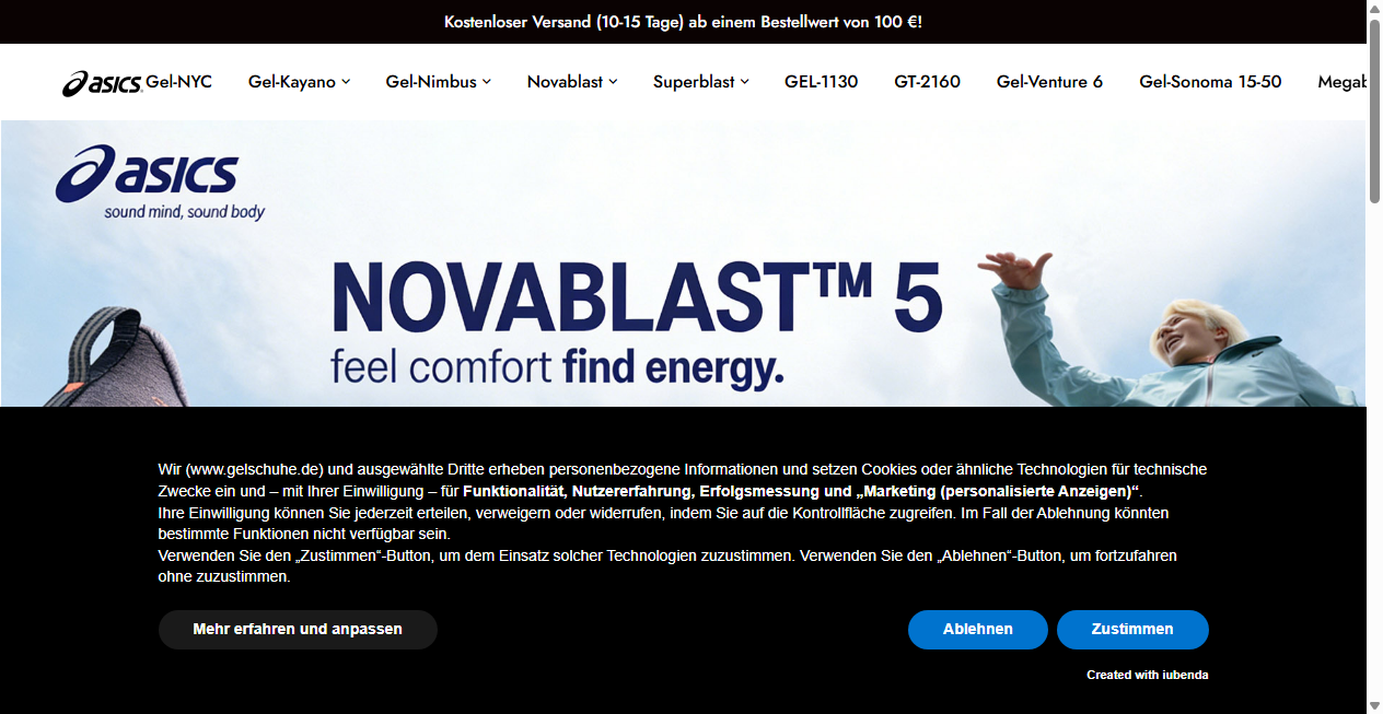 Fake Shop Warnung: gelschuhe.de (2026)