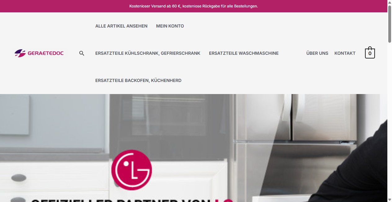 Fake Shop Warnung: geraetedoc.com (2026)