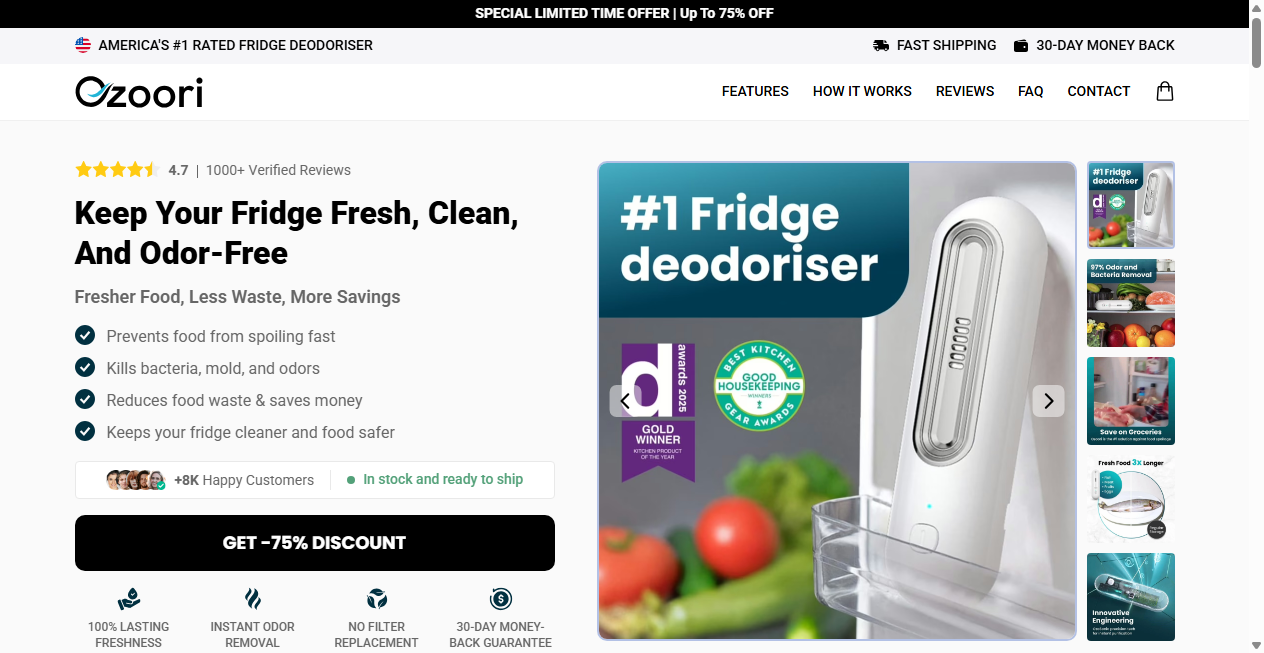 Fake Shop Warnung: get-ozoori.com (2026)