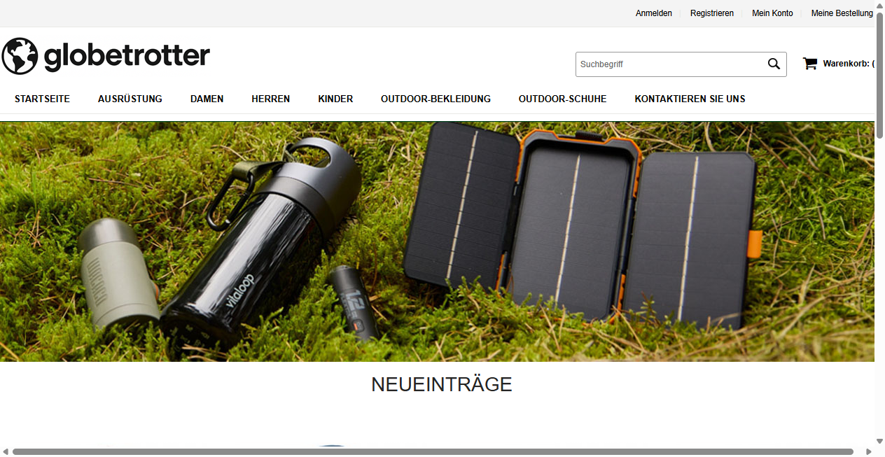 Fake Shop Warnung: globetrotteroutlet.de (2026)