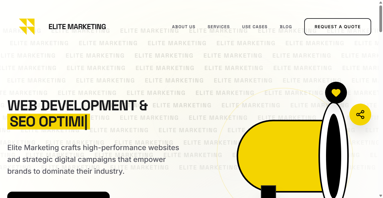 Screenshot von goelitemarketing.com