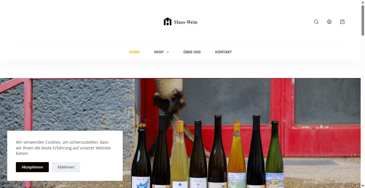 Screenshot von haus-wein.com