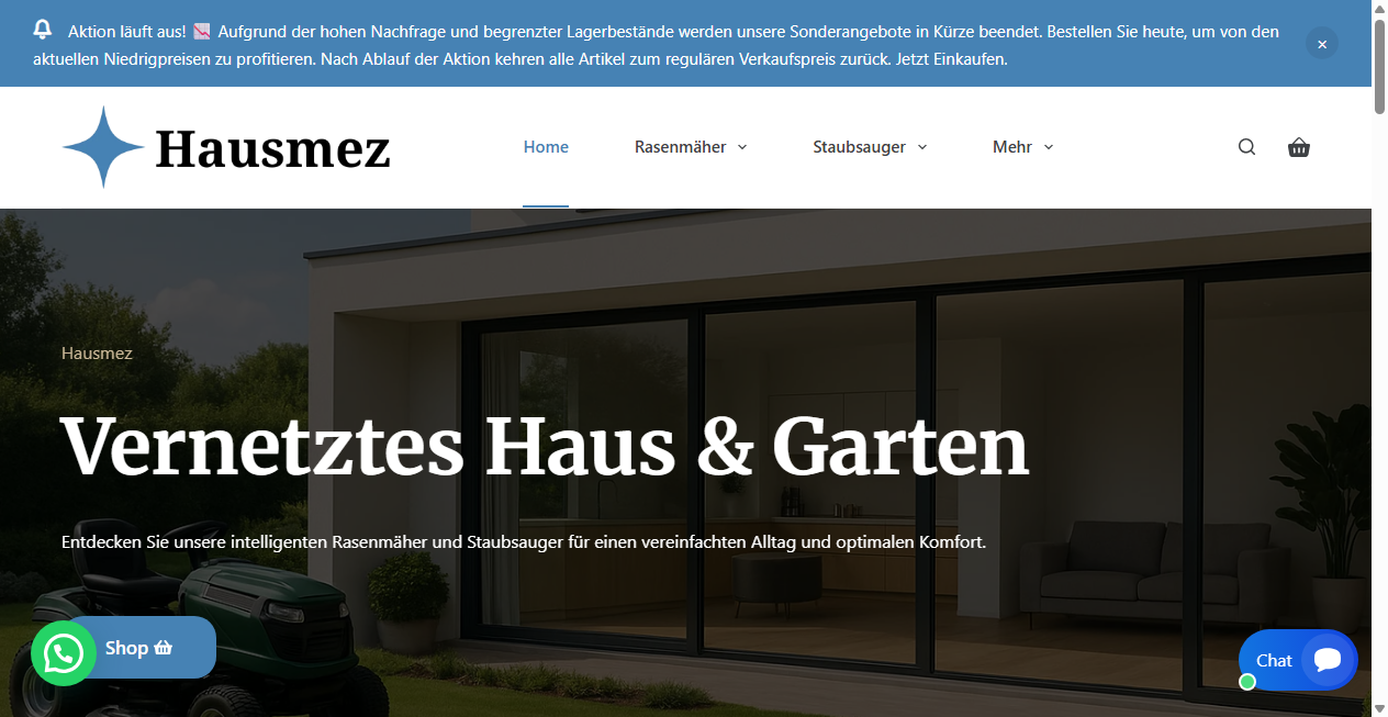 Fake Shop Warnung: hausmez.de (2026)