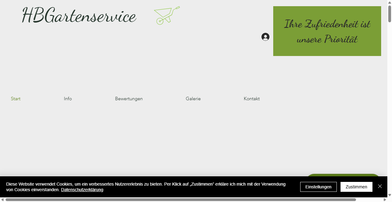 Screenshot von hbgartenservice.at