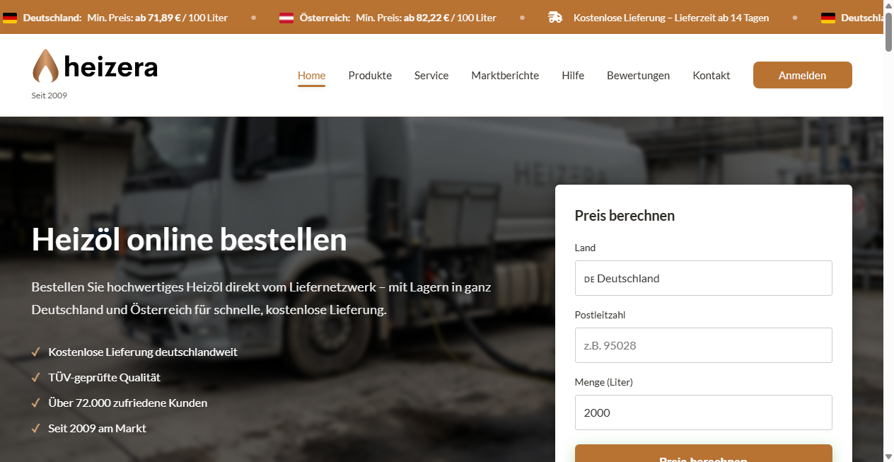 Fake Shop Warnung: heizera.com (2026)