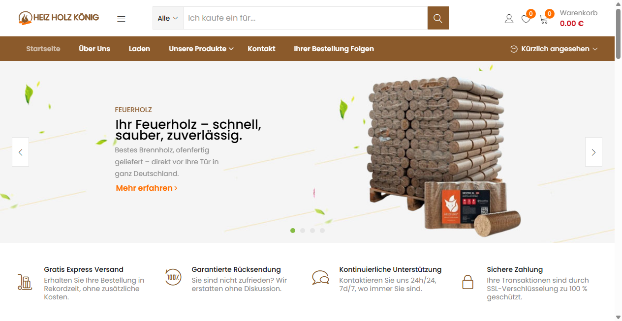 Fake Shop Warnung: heizholzkonig.de (2026)