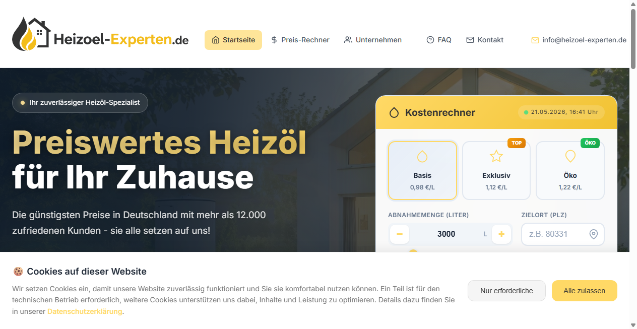Bestätigte Warnung zu heizoel-experten.de (2026)
