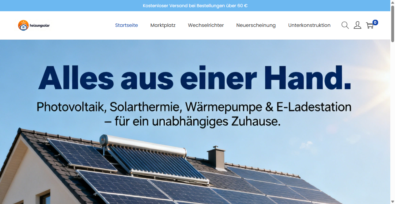 Fake Shop Warnung: heizungsolar.com (2026)