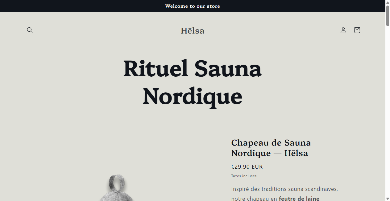 Screenshot von helsa-sauna.com