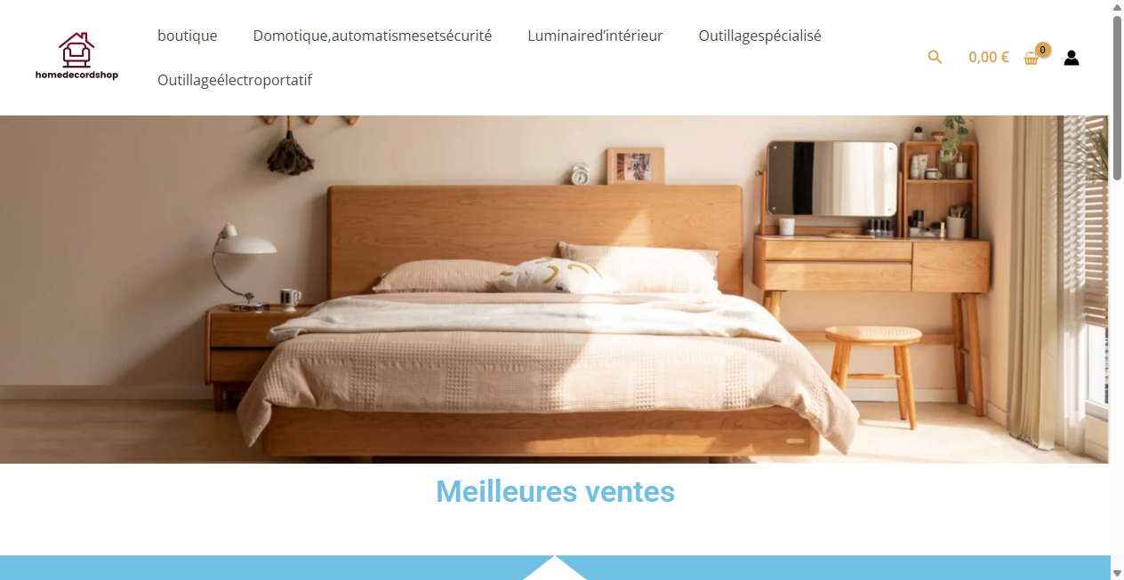 Screenshot von homedecordshop.com