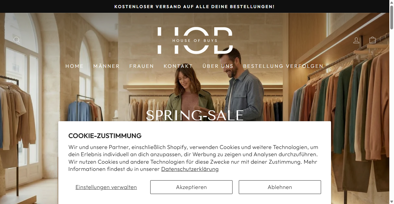 Fake Shop Warnung: houseofbuys.de (2026)