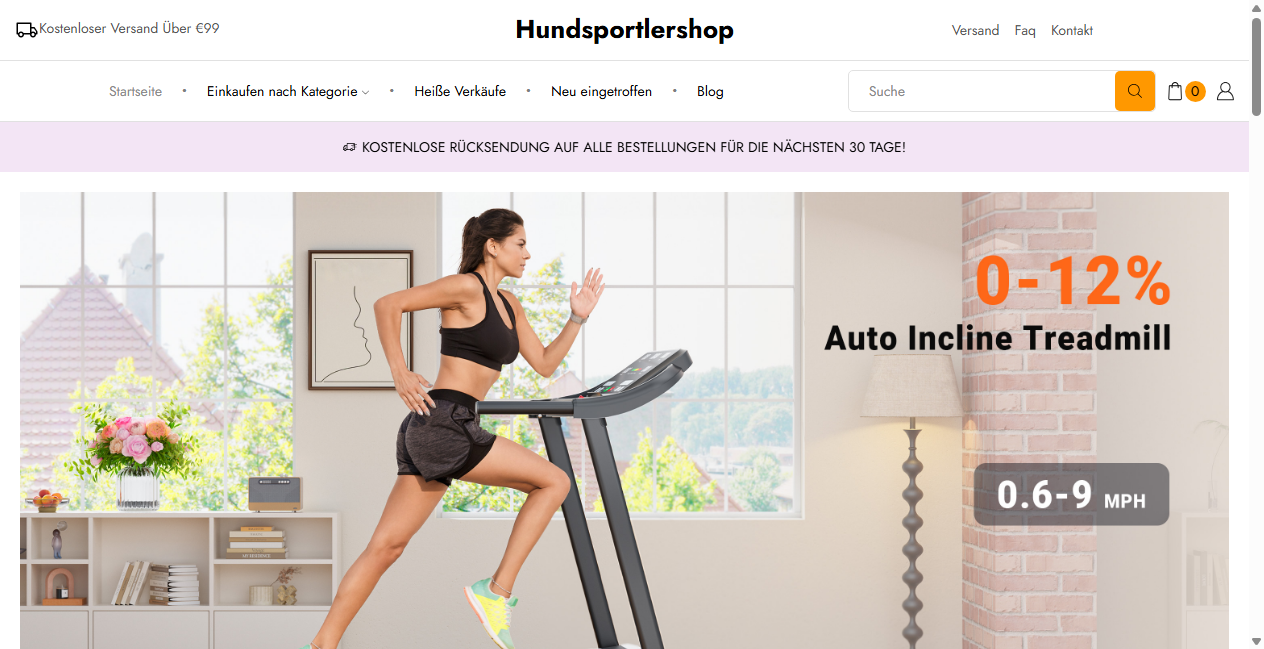 Screenshot von hundsportlershop.de