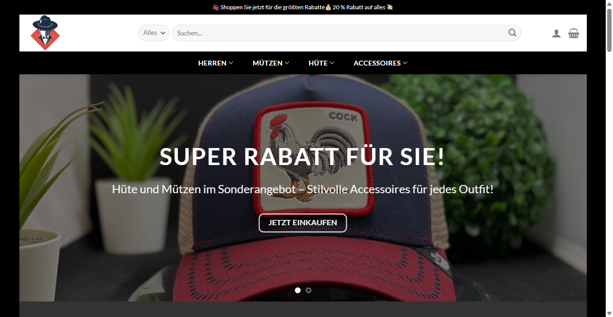 Fake Shop Warnung: hutdesignherren.com (2026)