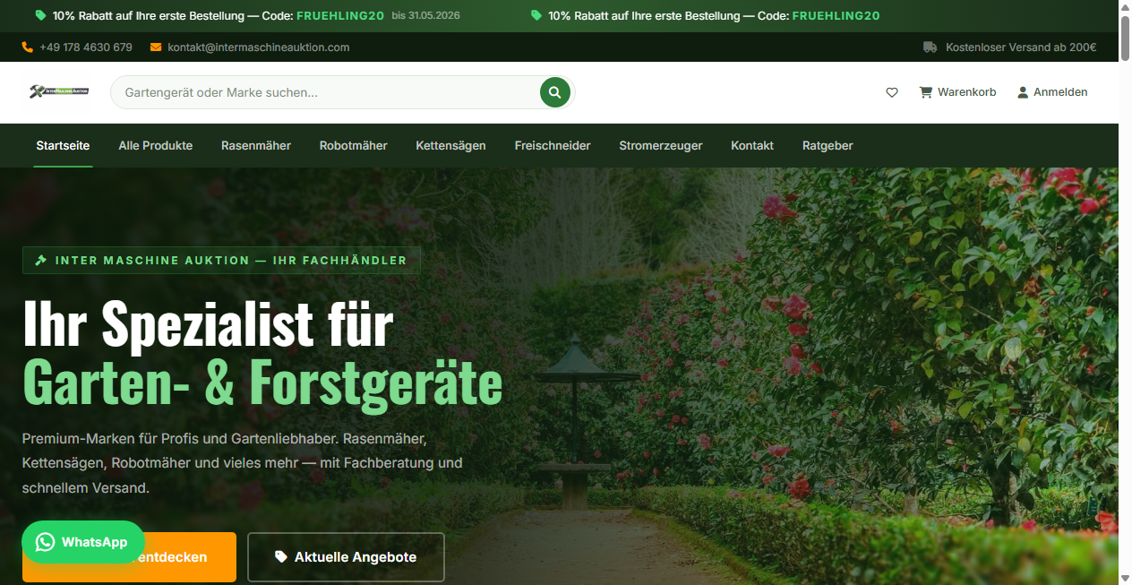 Bestätigte Warnung zu intermaschineauktion.com (2026)