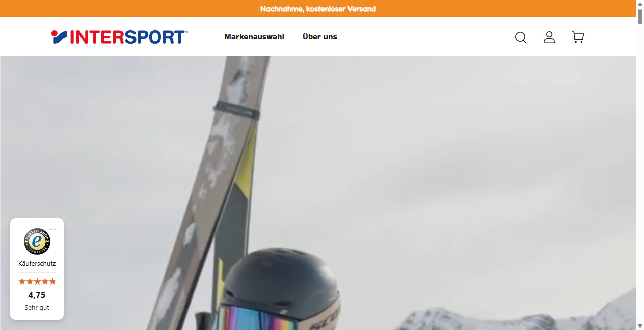 Screenshot von intersport-at.shop
