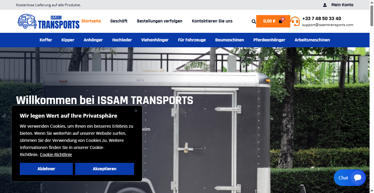 Fake Shop Warnung: issamtransports.com (2026)