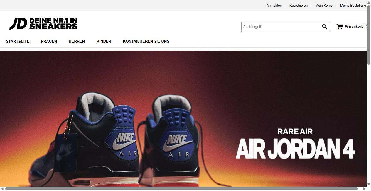 Fake Shop Warnung: jdsportsoutlet.de (2026)