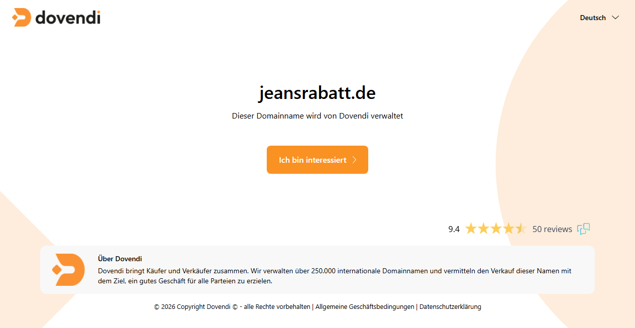 Bestätigte Warnung zu jeansrabatt.de (2026)