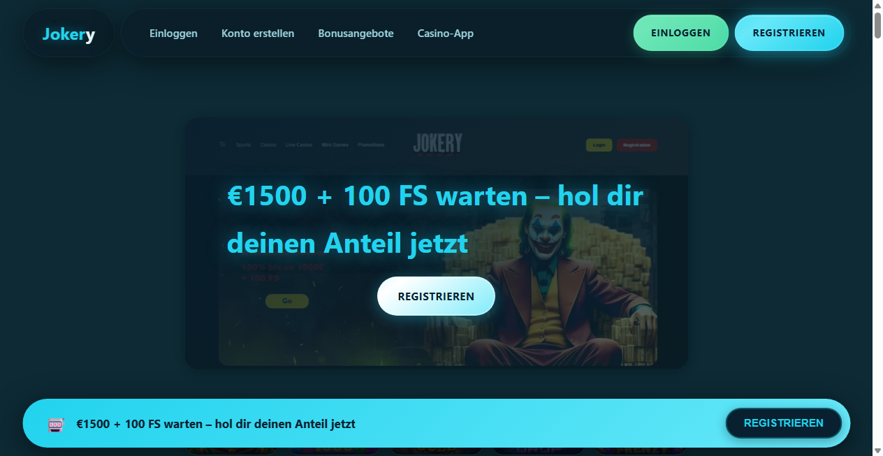 Bestätigte Warnung zu jokery-casino-online.de (2026)