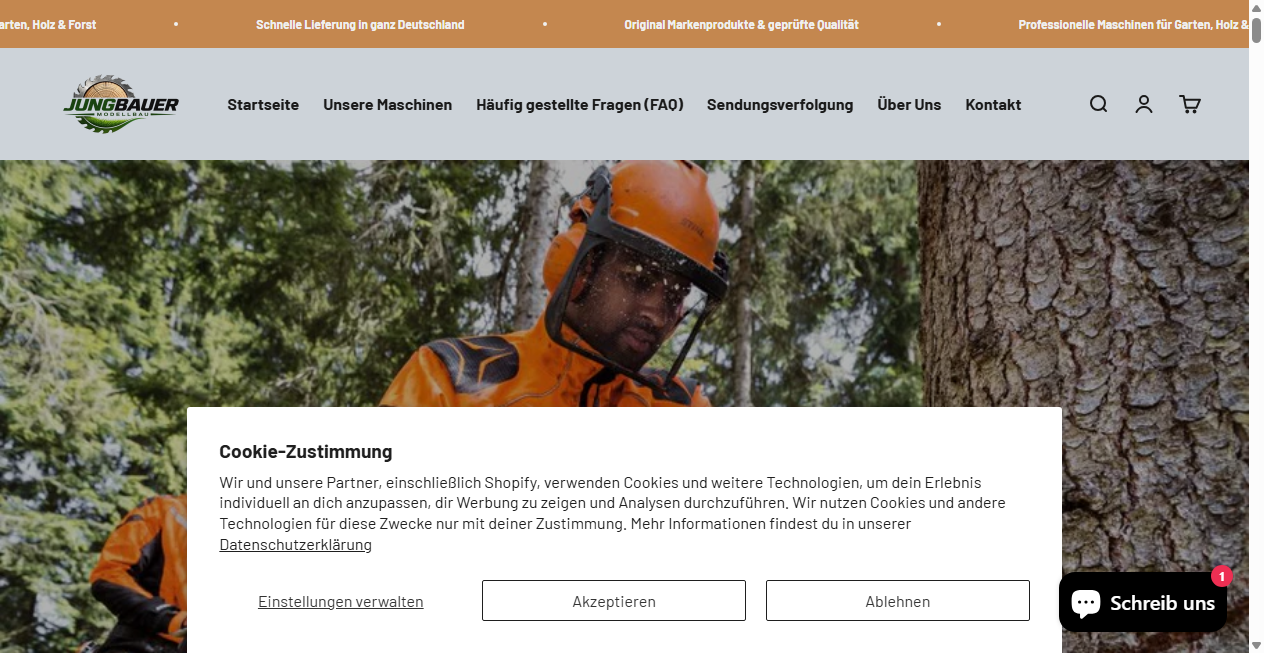Bestätigte Warnung zu jungbauermodellbau.de (2026)