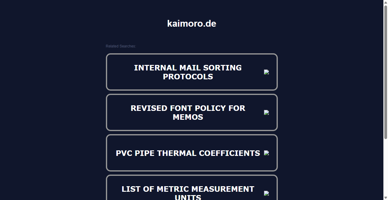 Screenshot von kaimoro.de