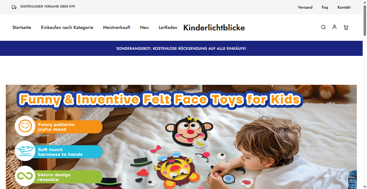 Fake Shop Warnung: kinderlichtblicke.de (2026)