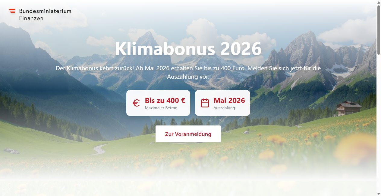 Fake Shop Warnung: klima-bonus.app (2026)